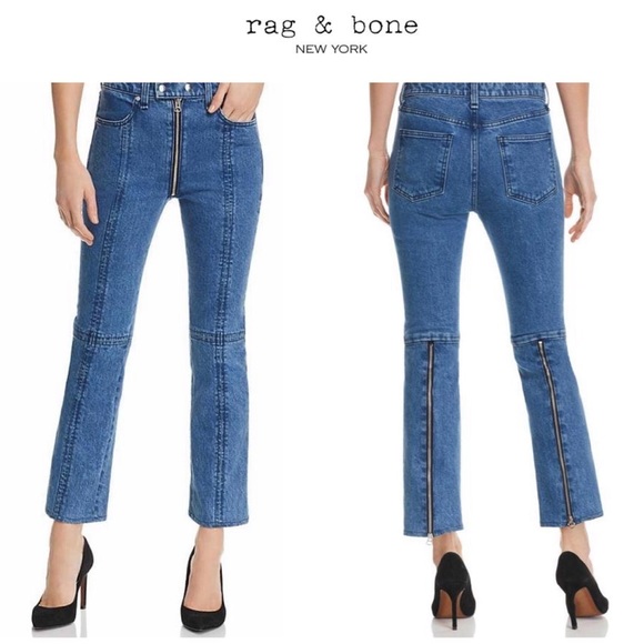 rag & bone Denim - RAG & BONE Blue Bain Iver Jeans